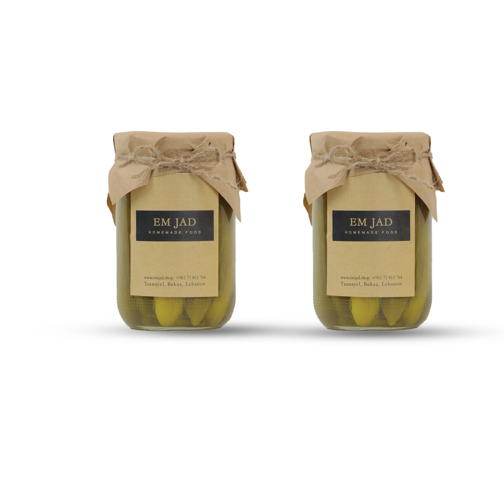 2 Pickled Cucumber