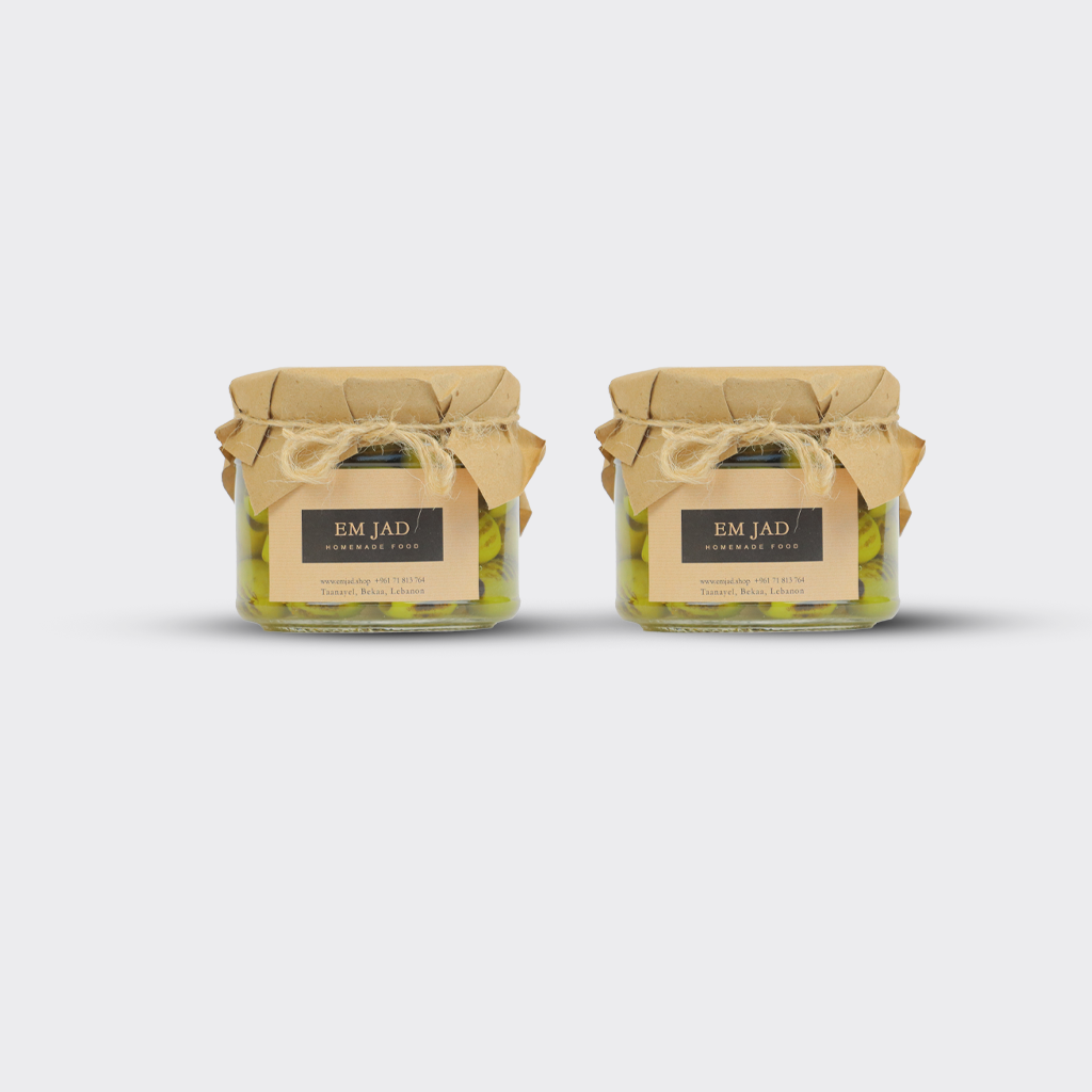 2 Grilled Green Olives