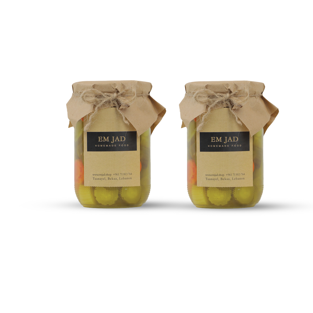 2 Mixed Pickled Cucumber