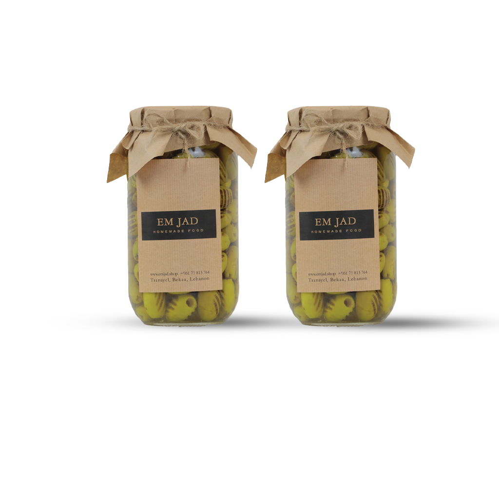 2 Grilled Green Olives